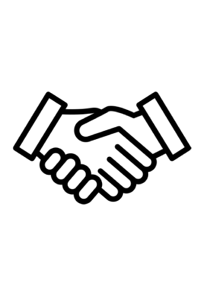 Logo poignée de main
